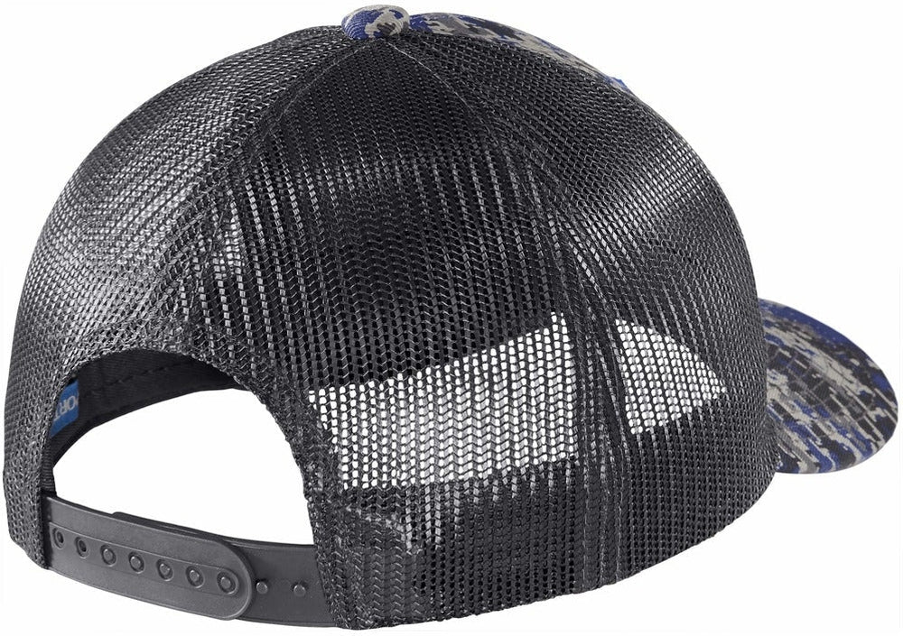 no-logo Port Authority Digi Camo Snapback Trucker Cap-Regular-Port Authority-Thread Logic no-logo