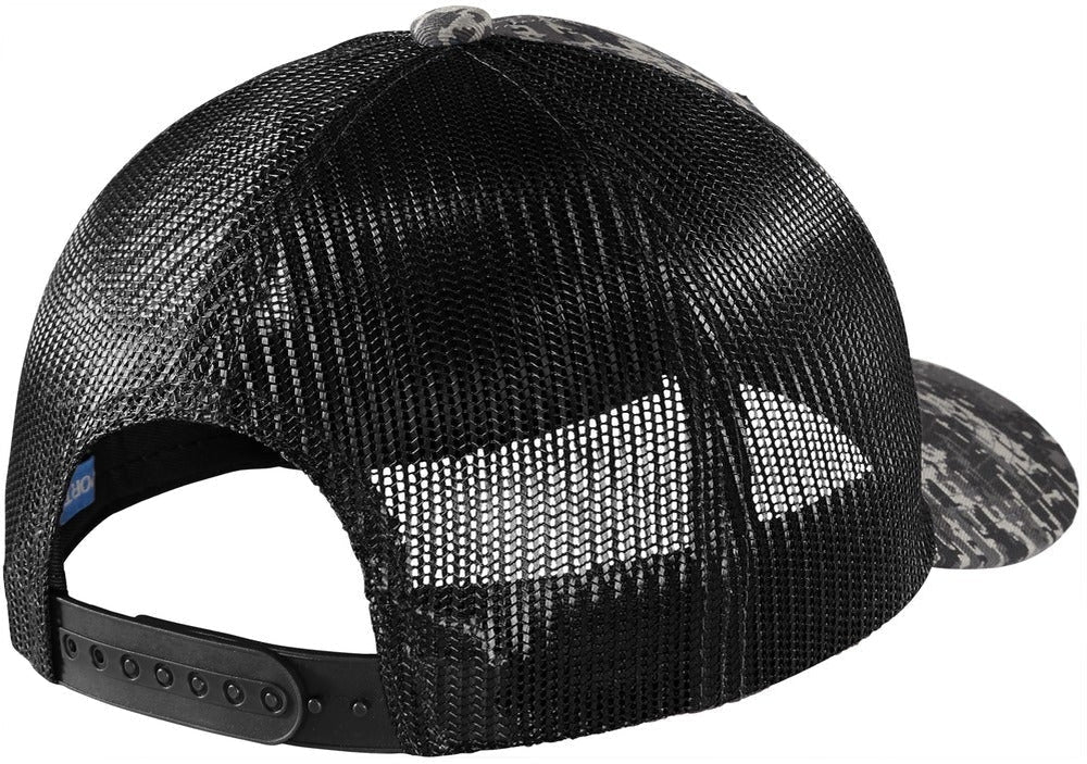 no-logo Port Authority Digi Camo Snapback Trucker Cap-Regular-Port Authority-Thread Logic no-logo