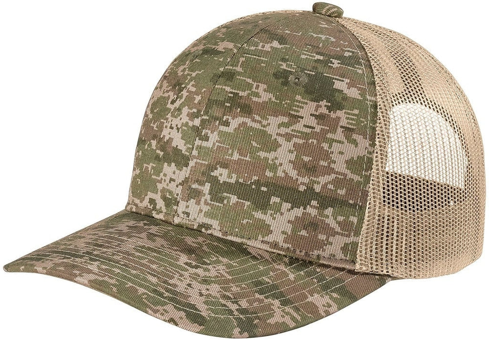 Port Authority Digi Camo Snapback Trucker Cap no-logo