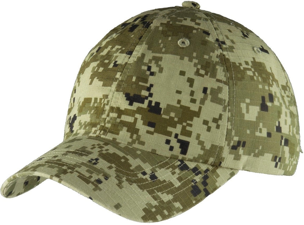 no-logo Port Authority Digital Ripstop Camouflage Cap-Regular-Port Authority-Thread Logic