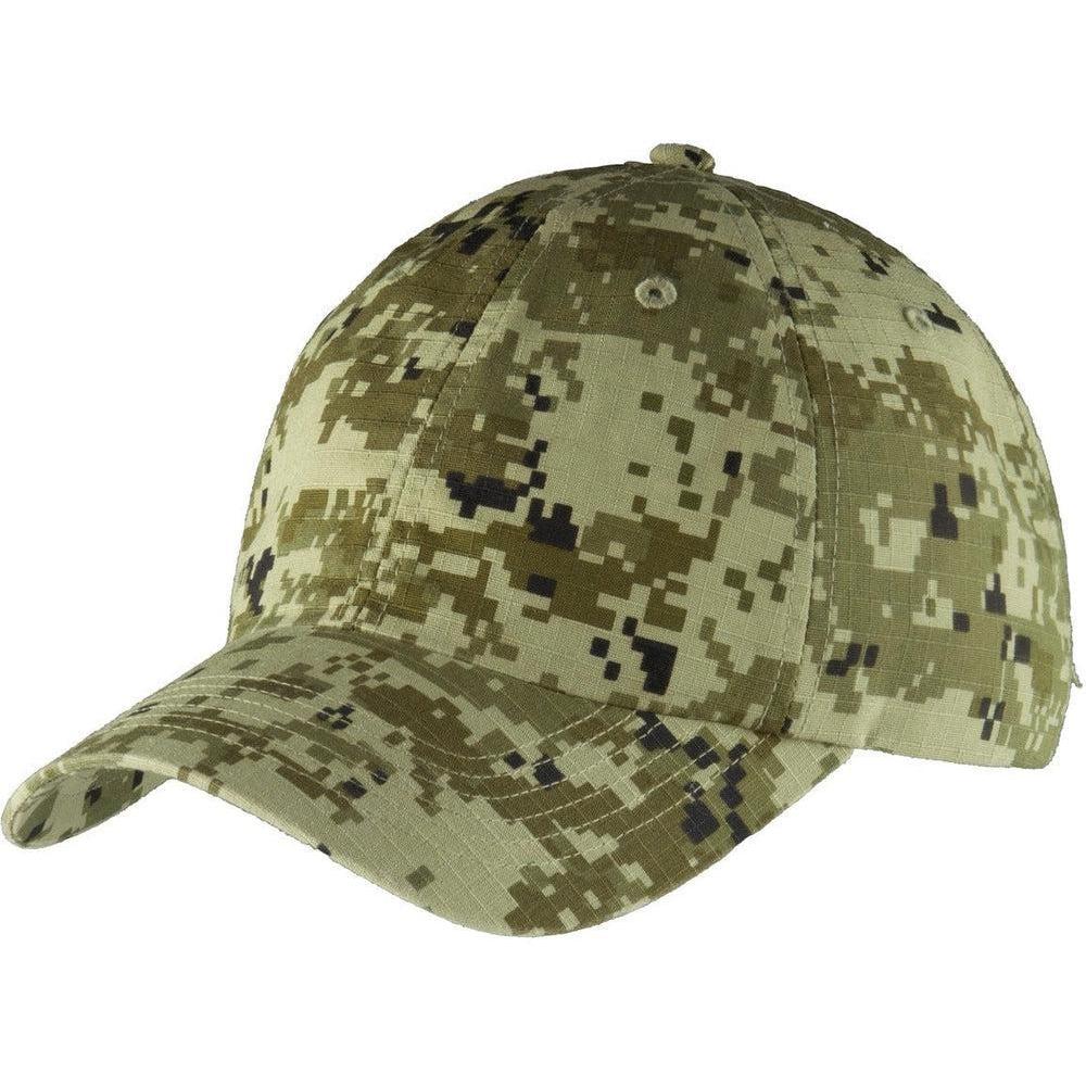 no-logo Port Authority Digital Ripstop Camouflage Cap-Headwear-Port Authority-Thread Logic