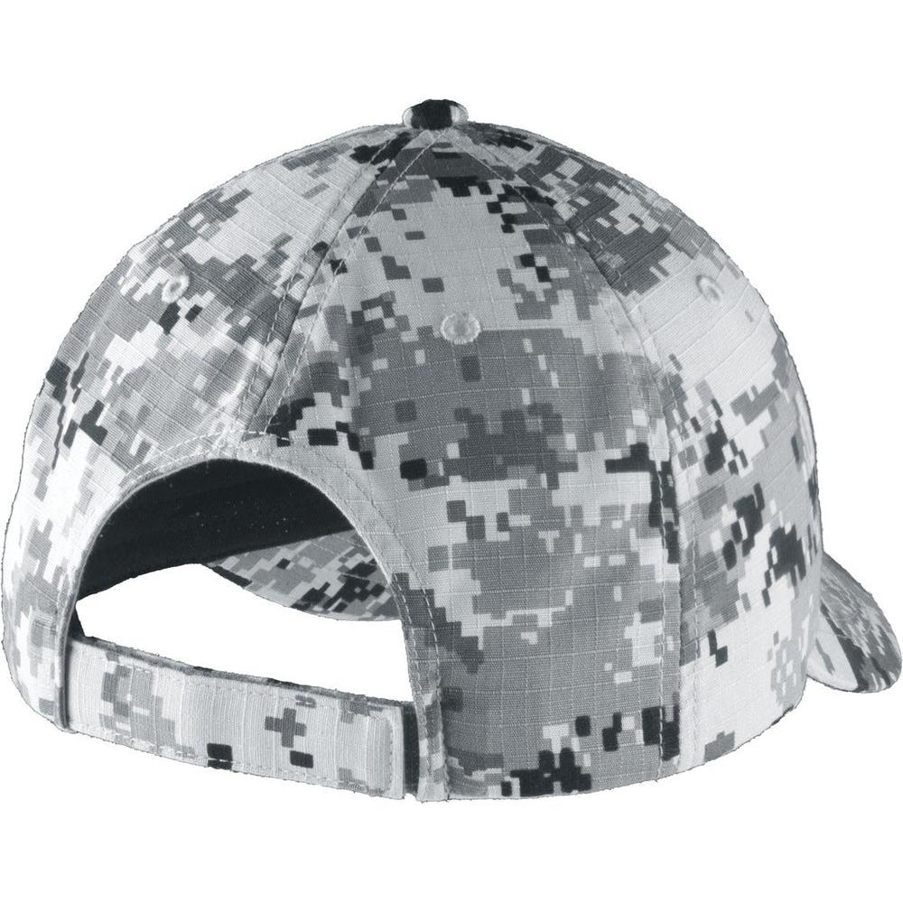 no-logo Port Authority Digital Ripstop Camouflage Cap-Headwear-Port Authority-Thread Logic