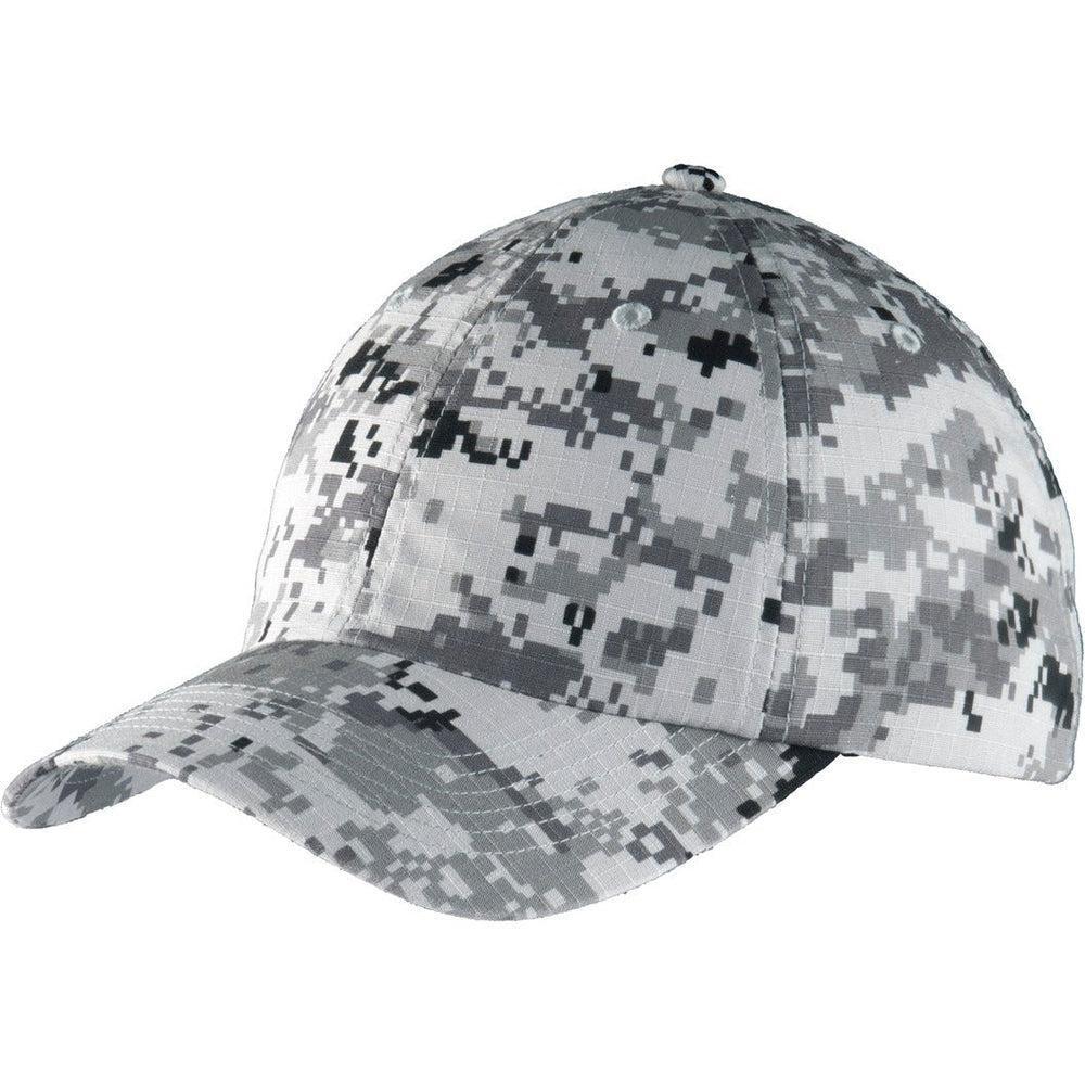 no-logo Port Authority Digital Ripstop Camouflage Cap-Headwear-Port Authority-Thread Logic
