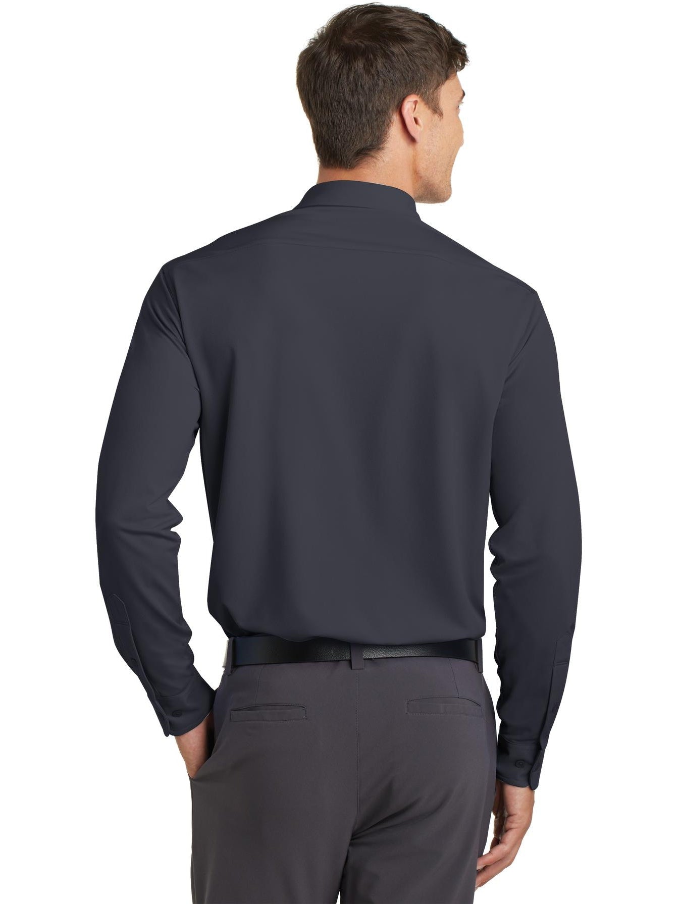 no-logo Port Authority Dimension Knit Dress Shirt-Regular-Port Authority-Thread Logic