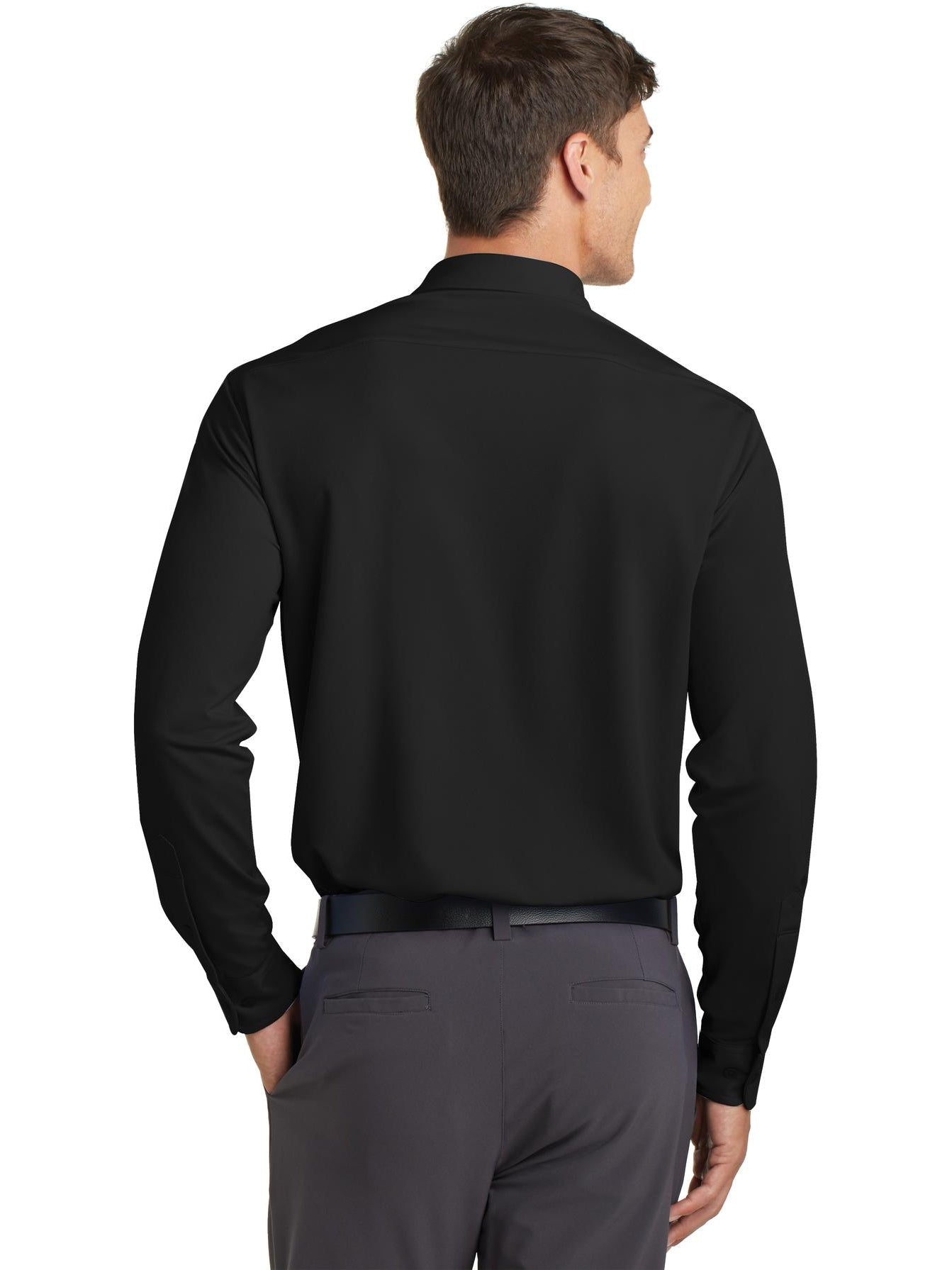 no-logo Port Authority Dimension Knit Dress Shirt-Regular-Port Authority-Thread Logic