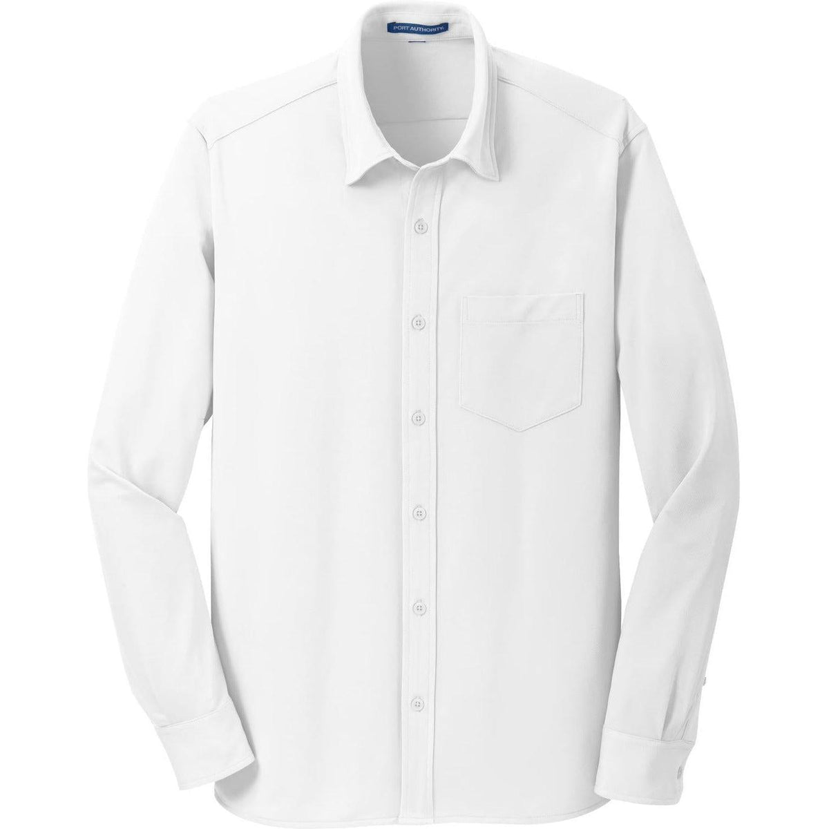 no-logo Port Authority Dimension Knit Dress Shirt