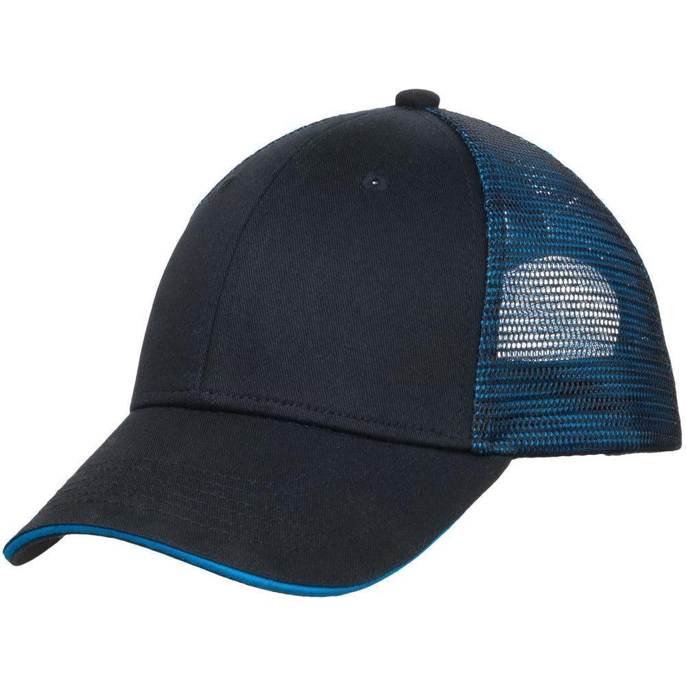 no-logo Port Authority Double Mesh Snapback Sandwich Cap-Headwear-Port Authority-Thread Logic