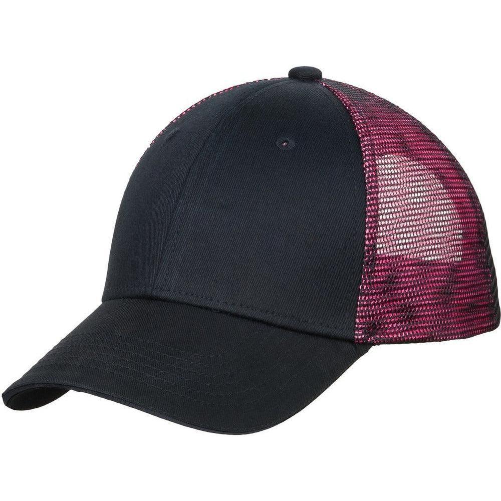 no-logo Port Authority Double Mesh Snapback Sandwich Cap-Headwear-Port Authority-Thread Logic
