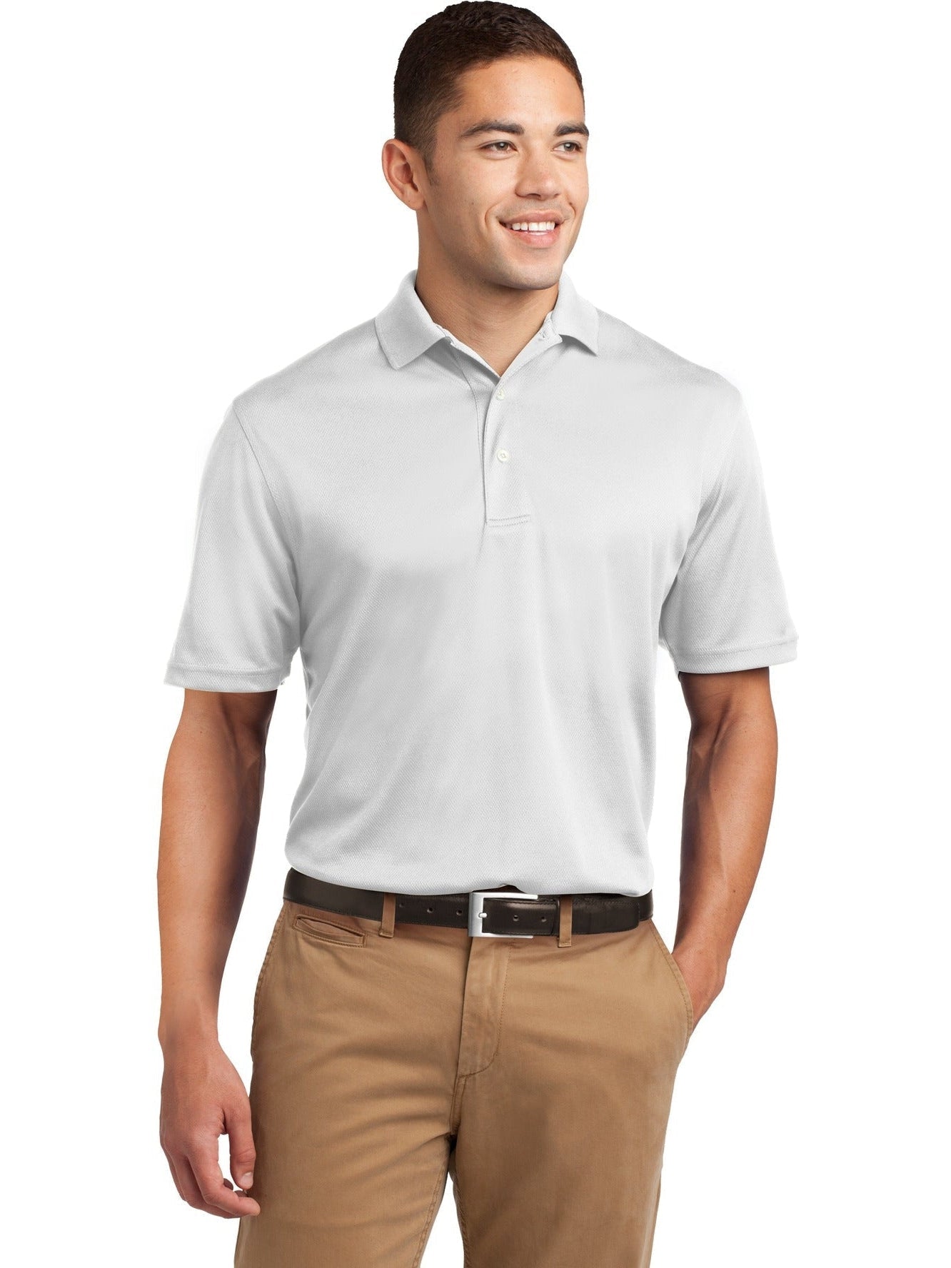 no-logo Port Authority Dri-Mesh Polo Shirt-Regular-Port Authority-Thread Logic