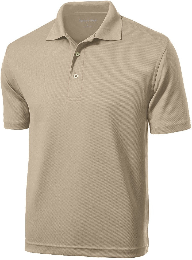 Port Authority Dri-Mesh Polo Shirt-Regular-Port Authority-Sandstone-S-Thread Logic