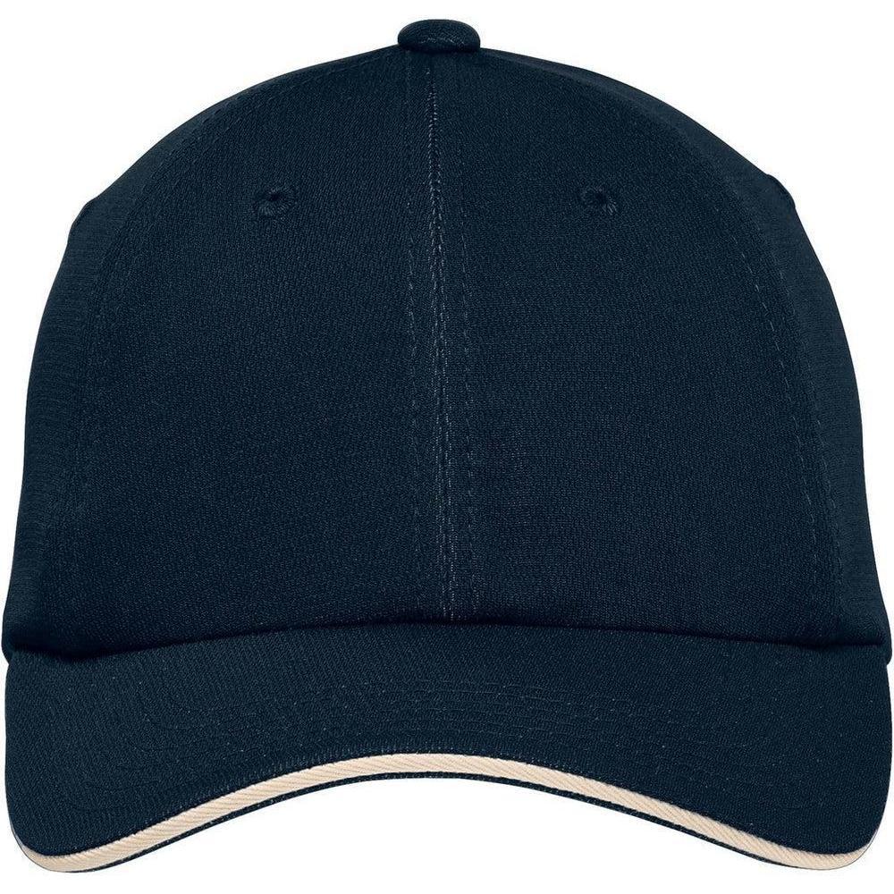 no-logo Port Authority Dry Zone Cap-Regular-Port Authority-Classic Navy/White-OSFA-Thread Logic