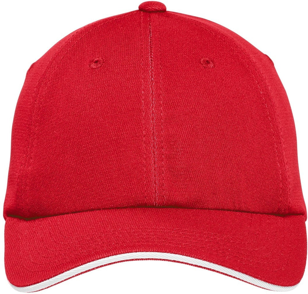 Port Authority Dry Zone Cap-Regular-Port Authority-Engine Red/White-OSFA-Thread Logic