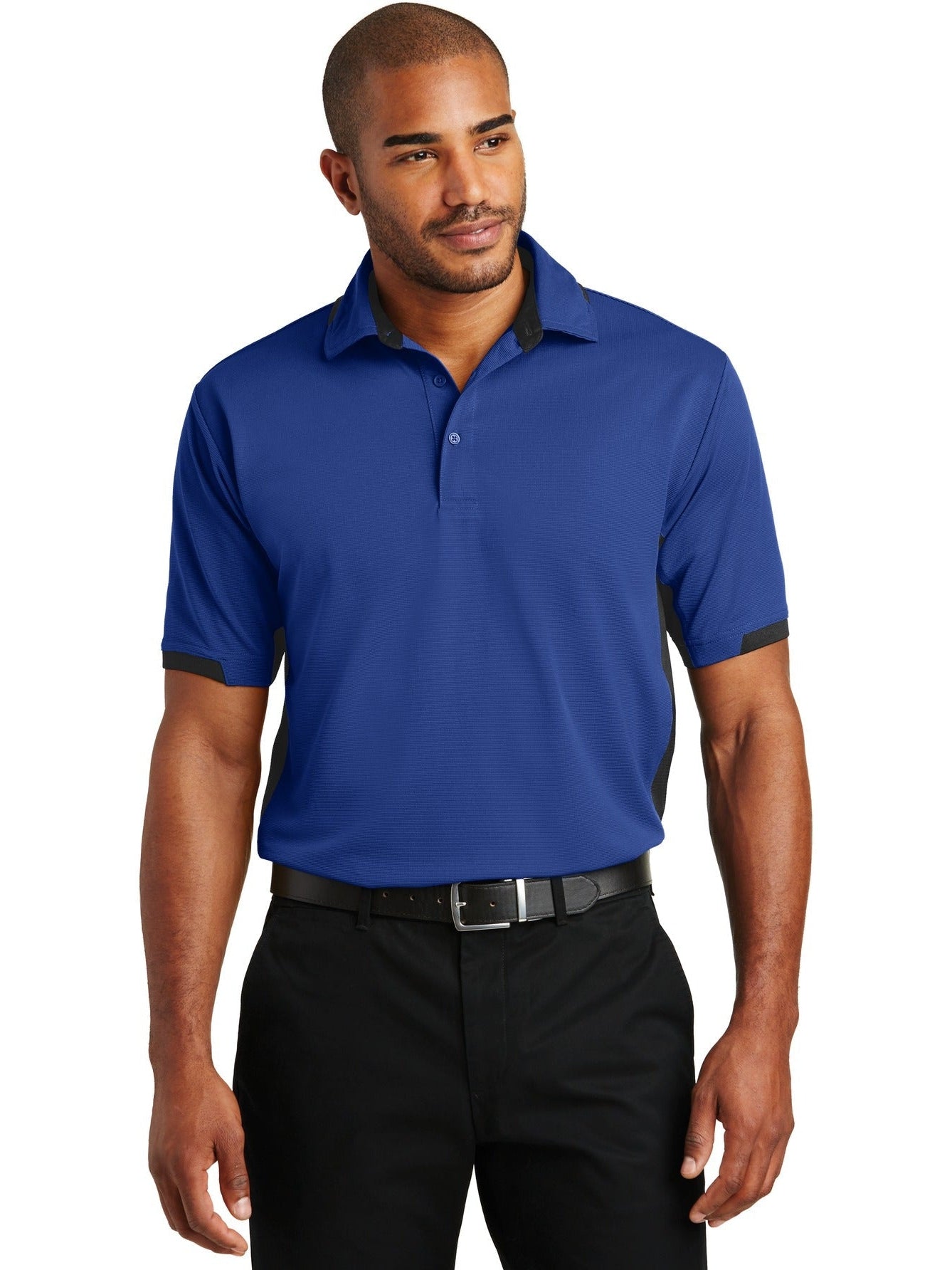 no-logo Port Authority Dry Zone Colorblock Ottoman Polo-Regular-Port Authority-Thread Logic
