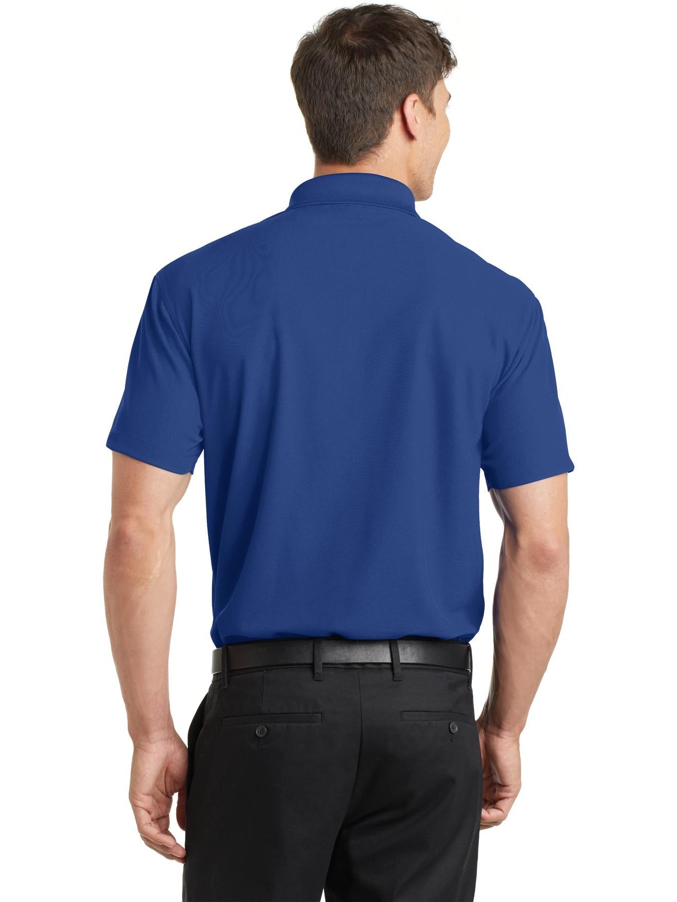 no-logo Port Authority Dry Zone Grid Polo-Regular-Port Authority-Thread Logic