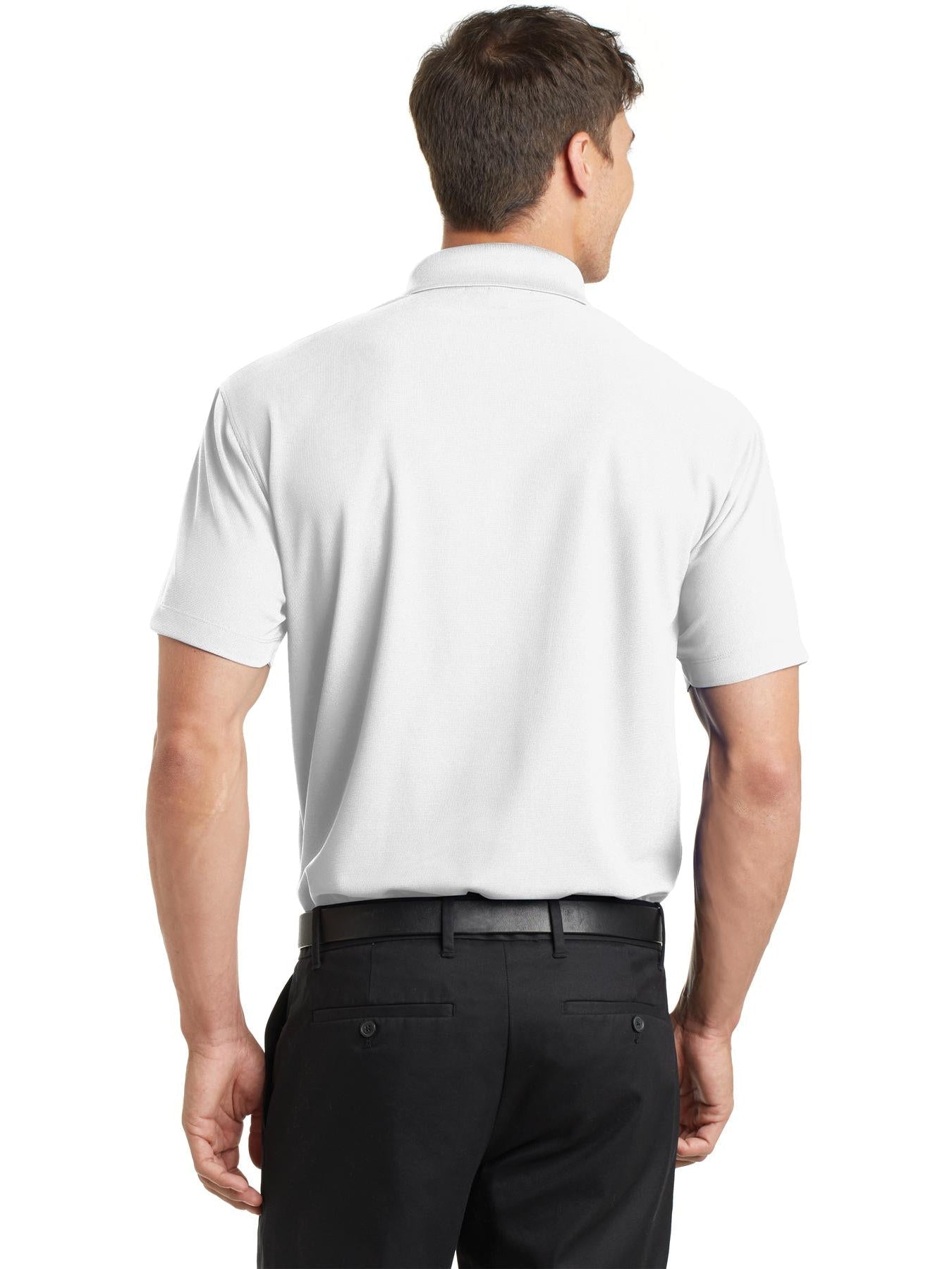 no-logo Port Authority Dry Zone Grid Polo-Regular-Port Authority-Thread Logic