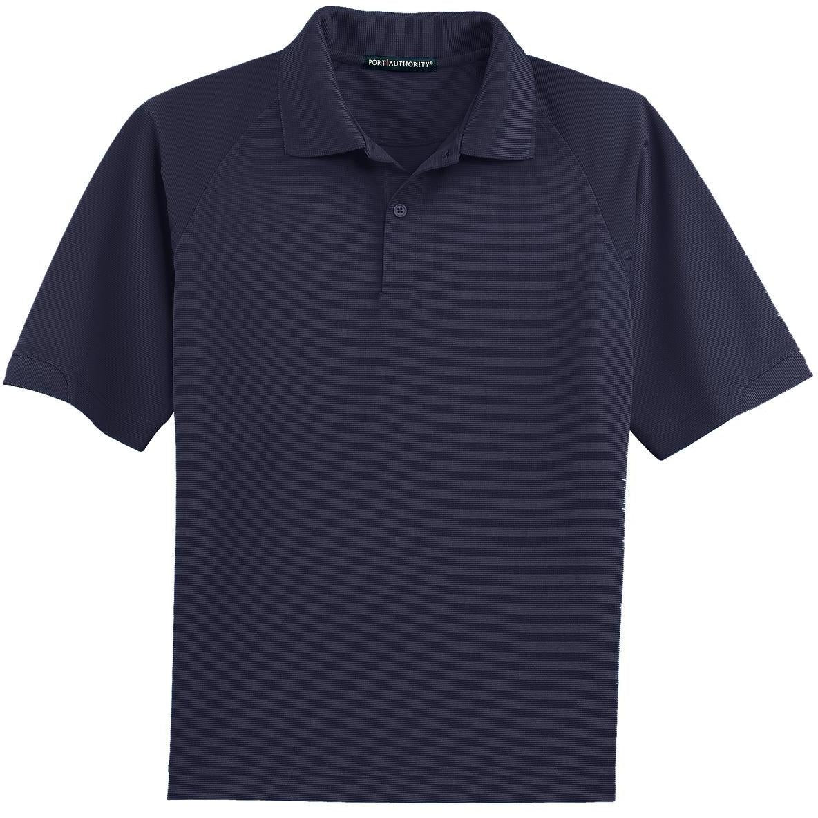 no-logo Port Authority Dry Zone Ottoman Polo Shirt-Regular-Port Authority-Navy-S-Thread Logic