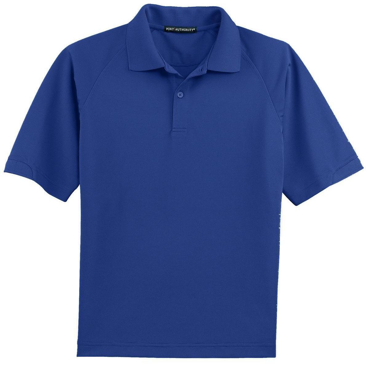 no-logo Port Authority Dry Zone Ottoman Polo Shirt-Regular-Port Authority-Royal-S-Thread Logic