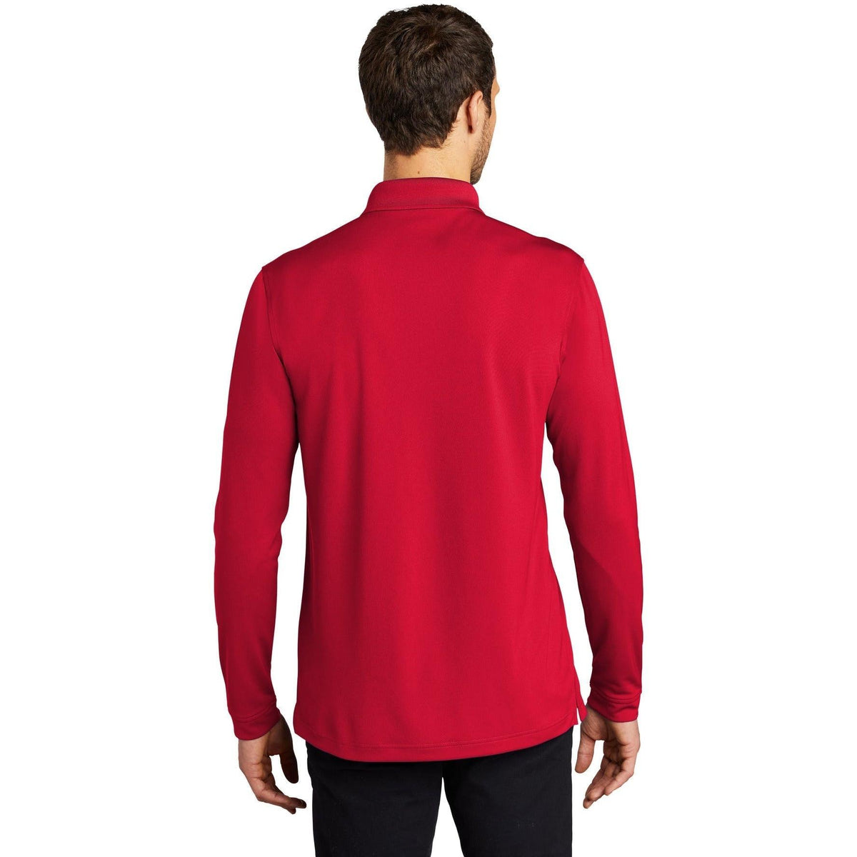 no-logo Port Authority Dry Zone UV Micro-Mesh Long Sleeve Polo-Regular-Port Authority-Thread Logic