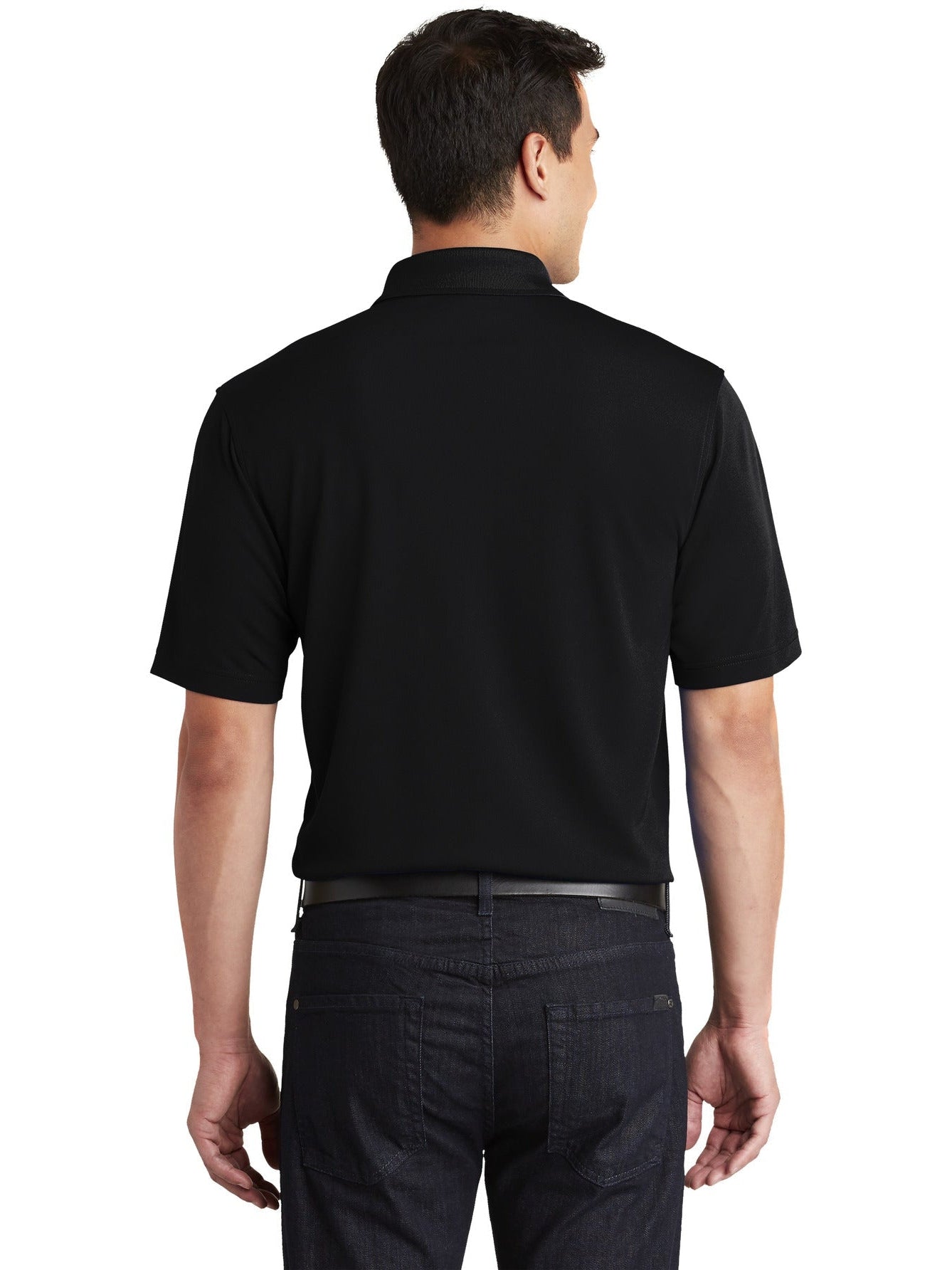 no-logo Port Authority Dry Zone UV Micro-Mesh Pocket Polo-Regular-Port Authority-Thread Logic