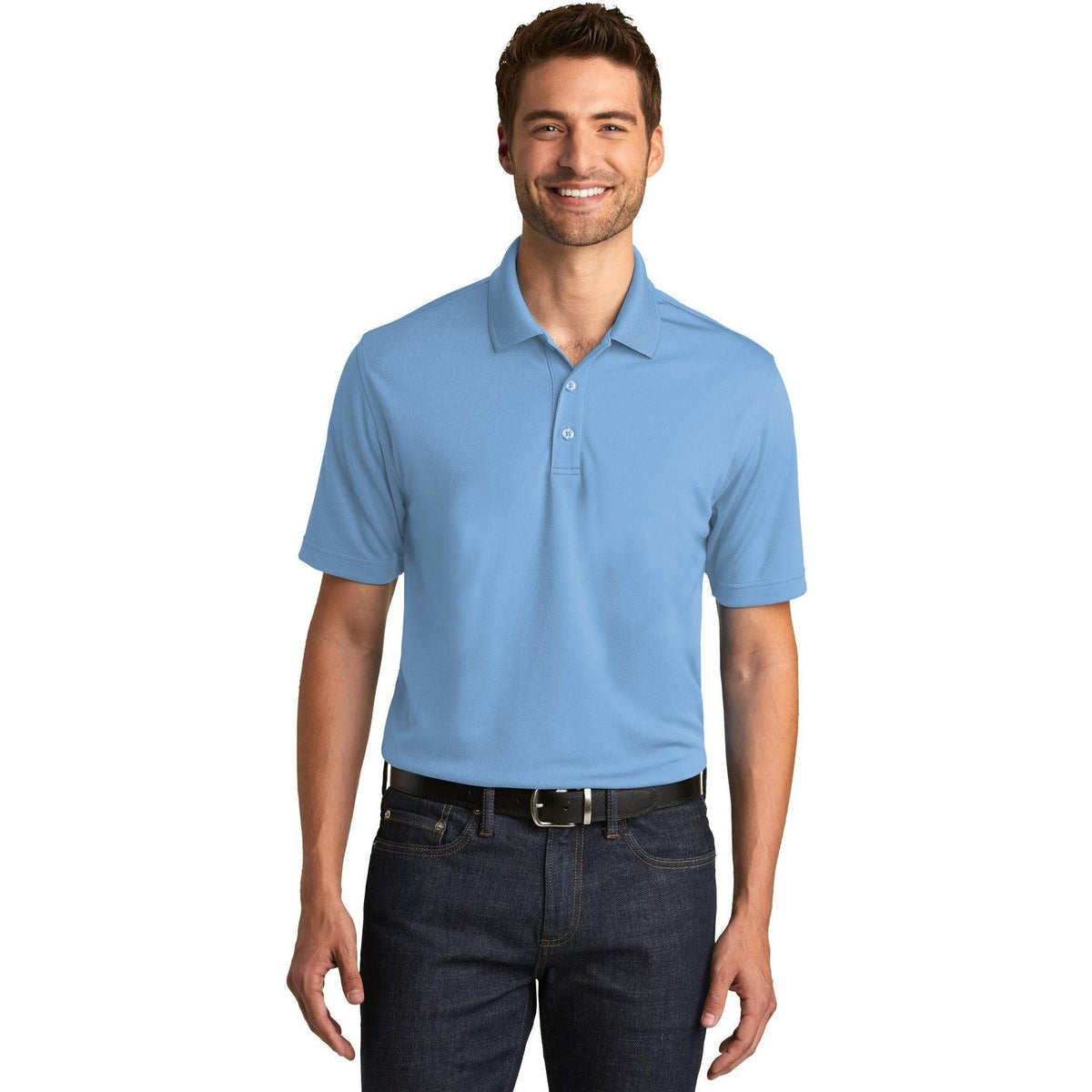 no-logo Port Authority Dry Zone UV Micro-Mesh Polo-Regular-Port Authority-Thread Logic