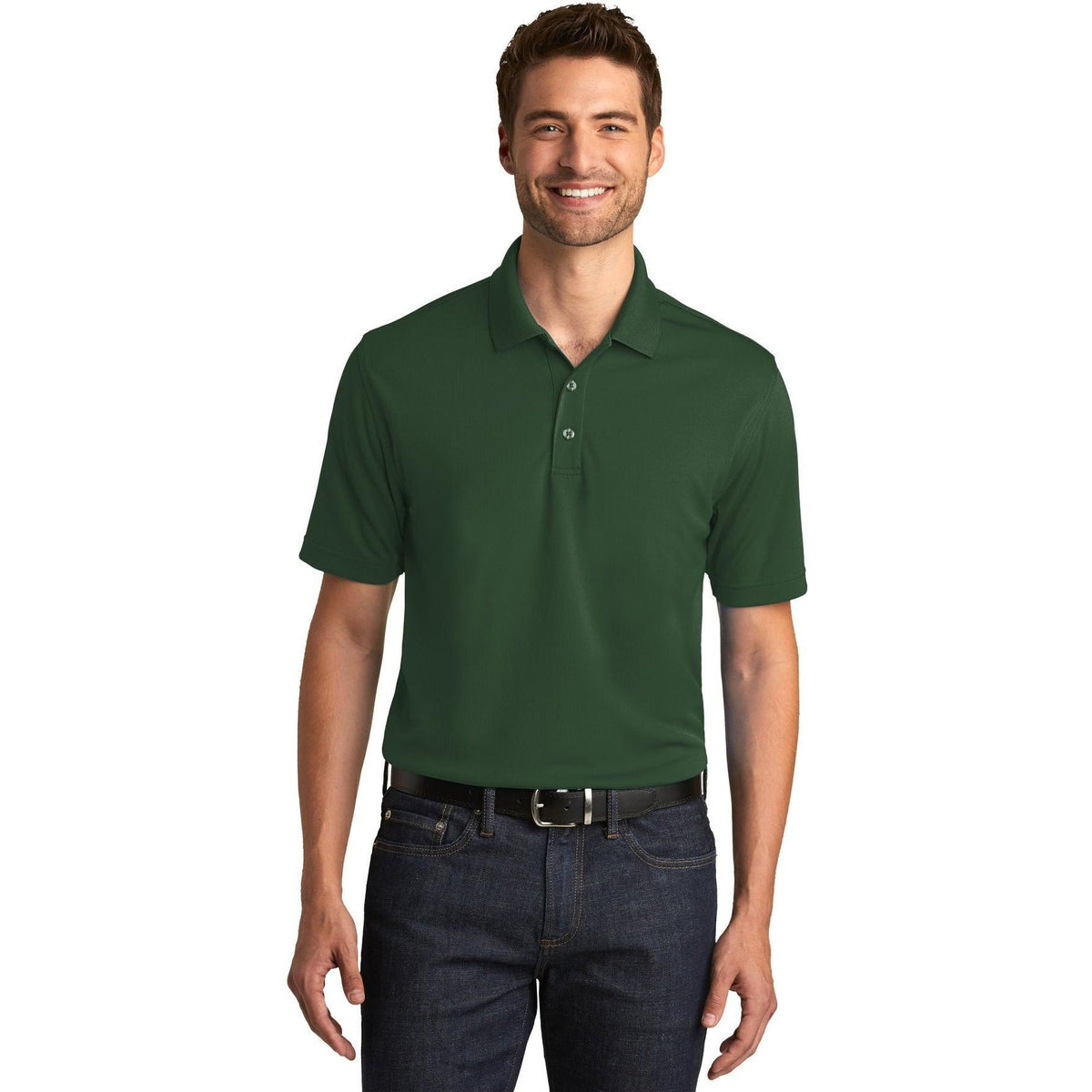 no-logo Port Authority Dry Zone UV Micro-Mesh Polo-Regular-Port Authority-Thread Logic