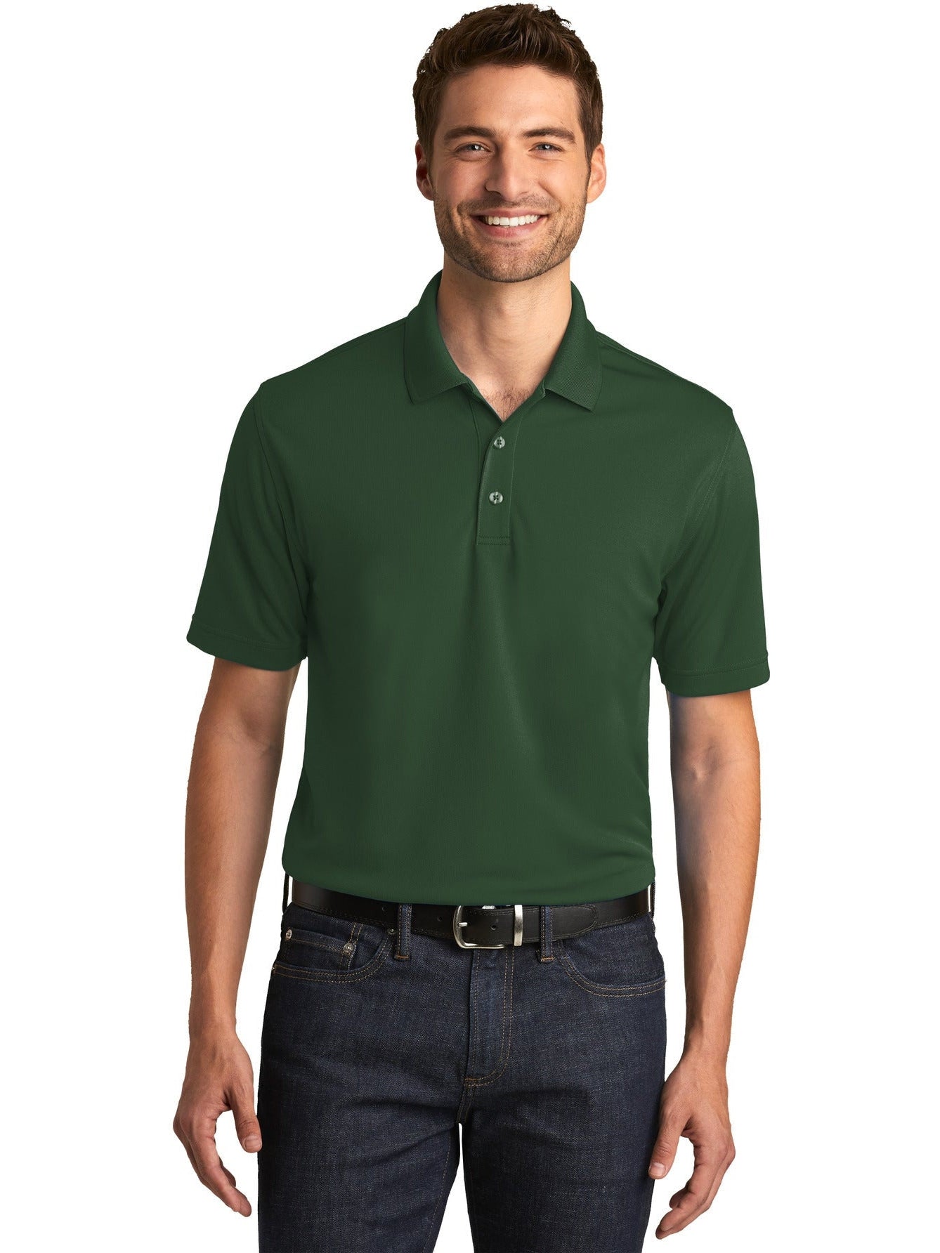 no-logo Port Authority Dry Zone UV Micro-Mesh Polo-Regular-Port Authority-Thread Logic