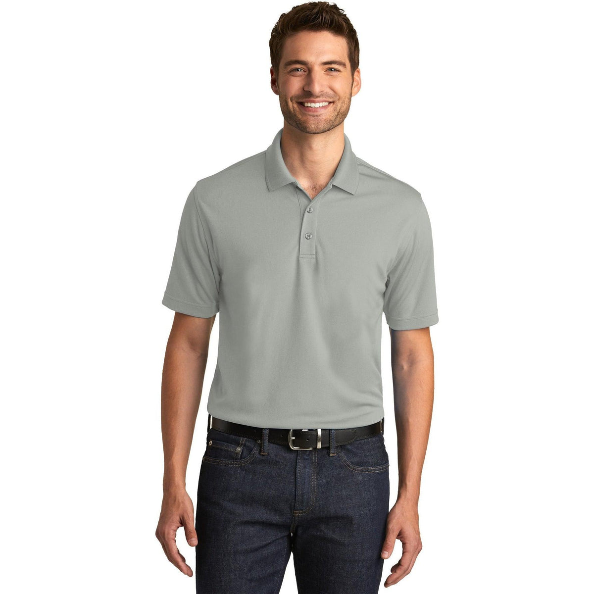 no-logo Port Authority Dry Zone UV Micro-Mesh Polo-Regular-Port Authority-Thread Logic