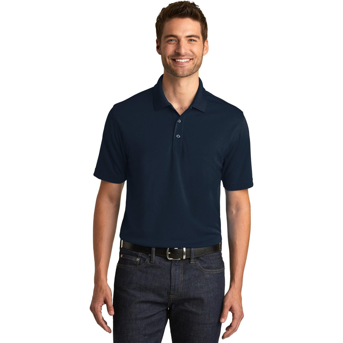 no-logo Port Authority Dry Zone UV Micro-Mesh Polo-Regular-Port Authority-Thread Logic