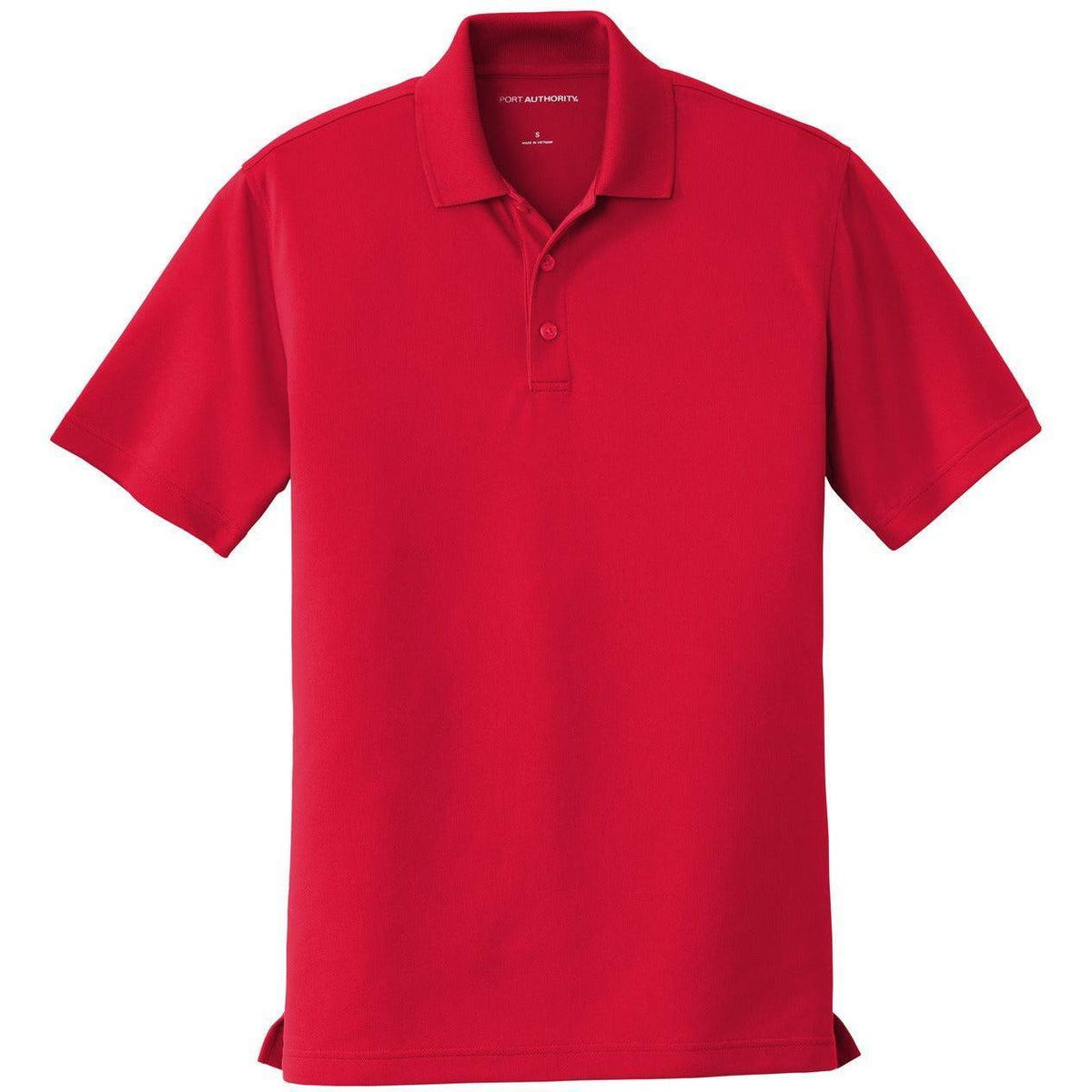 no-logo Port Authority Dry Zone UV Micro-Mesh Polo-Regular-Port Authority-Rich Red-S-Thread Logic