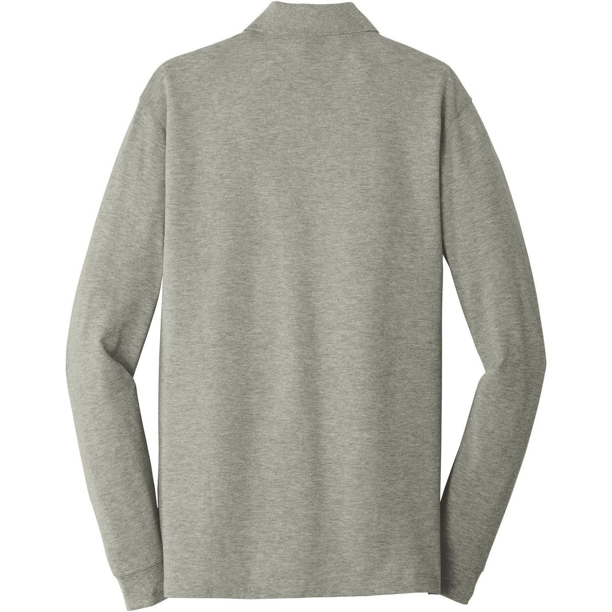 no-logo Port Authority EZCotton Long Sleeve Polo-Regular-Port Authority-Thread Logic