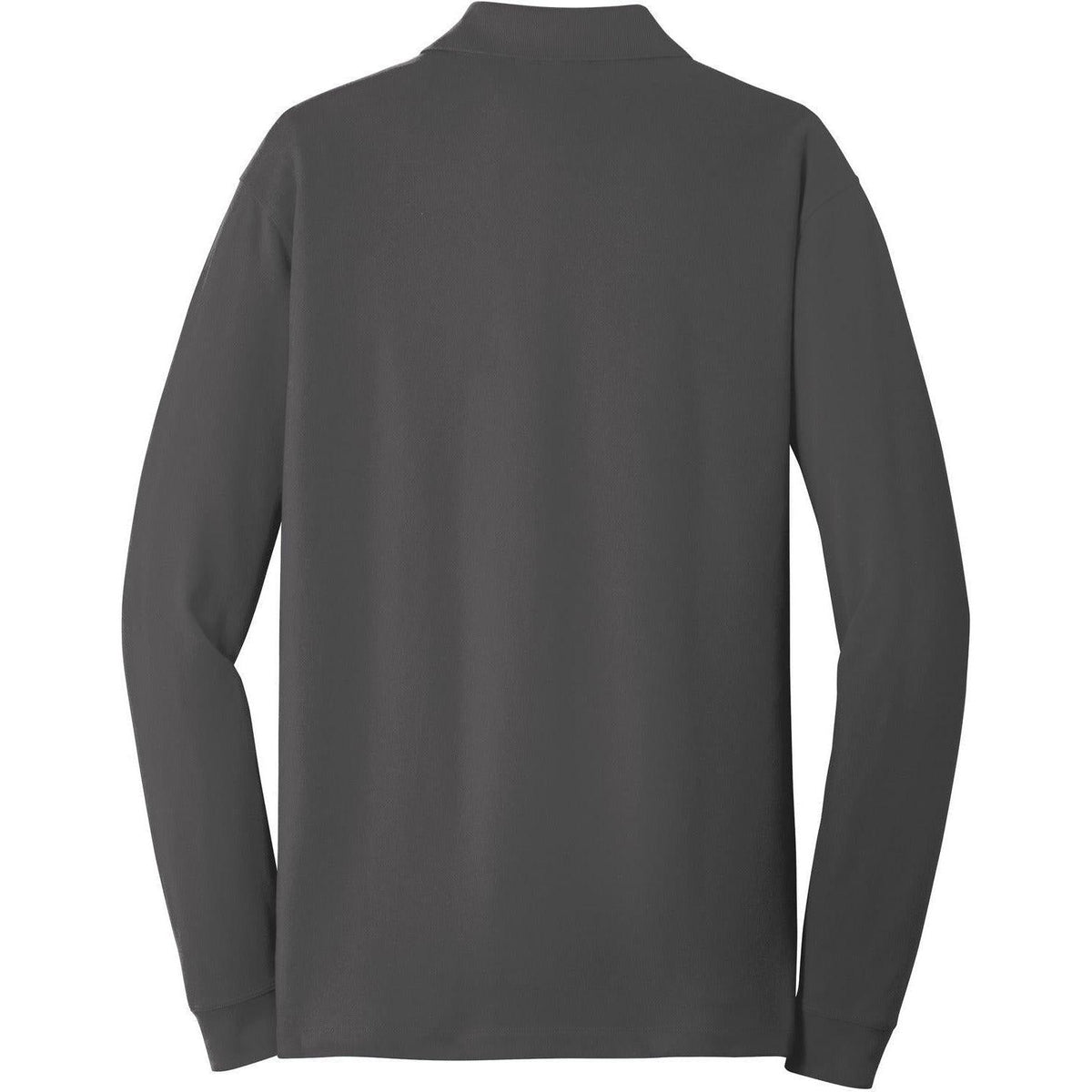 no-logo Port Authority EZCotton Long Sleeve Polo-Regular-Port Authority-Thread Logic