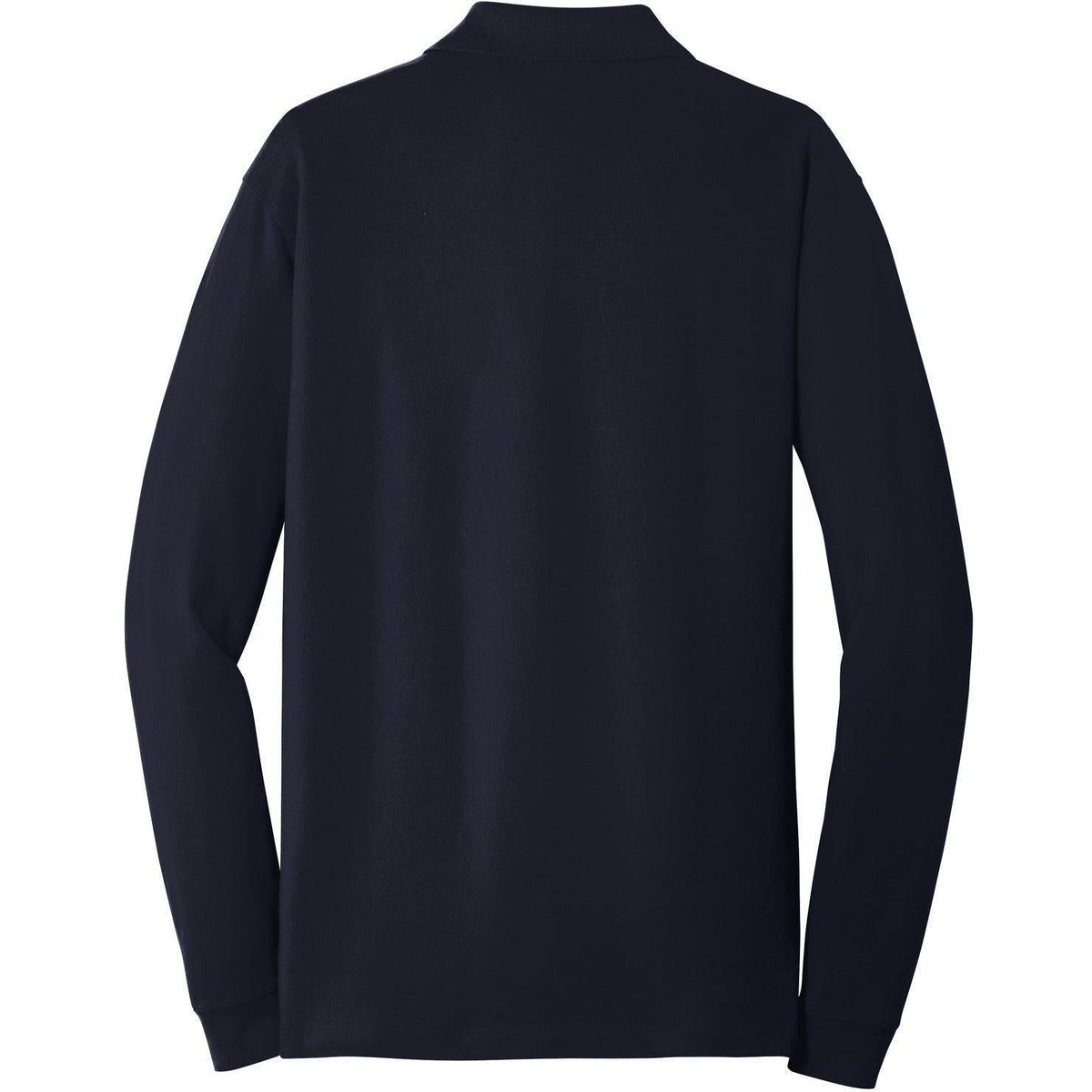 no-logo Port Authority EZCotton Long Sleeve Polo-Regular-Port Authority-Thread Logic