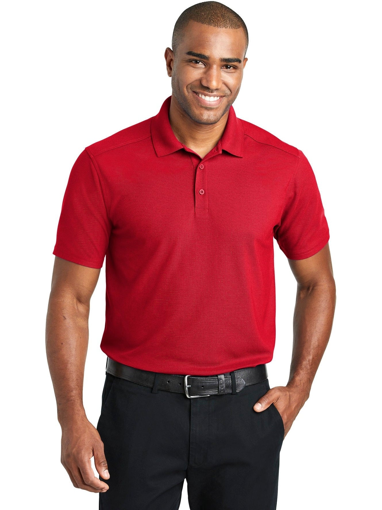 no-logo Port Authority EZPerformance Pique Polo-Regular-Port Authority-Thread Logic
