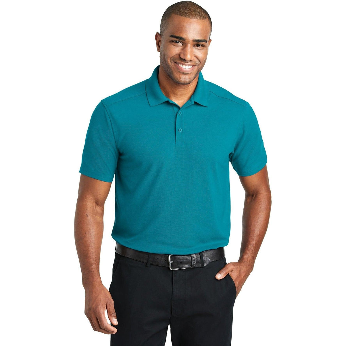 no-logo Port Authority EZPerformance Pique Polo-Regular-Port Authority-Thread Logic