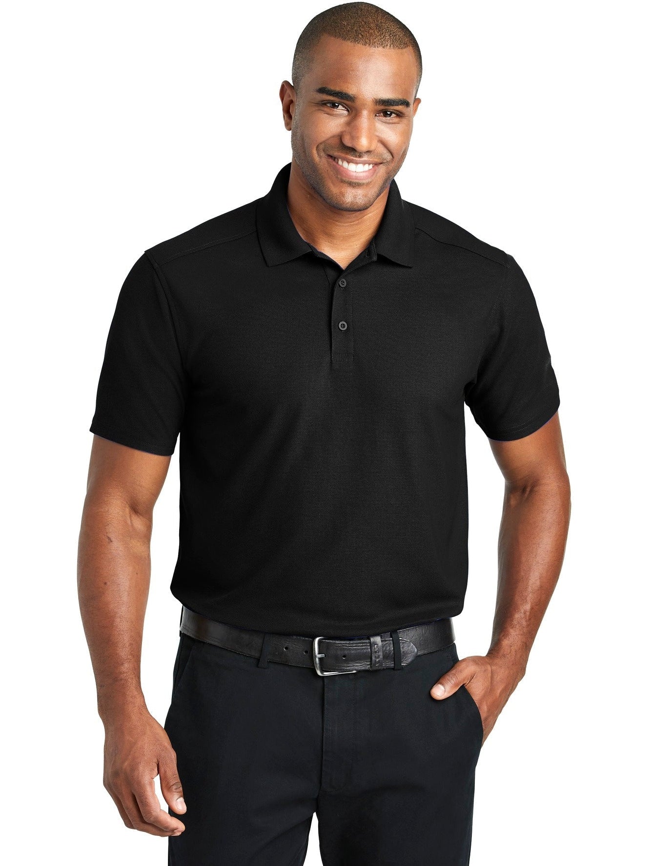 no-logo Port Authority EZPerformance Pique Polo-Regular-Port Authority-Thread Logic