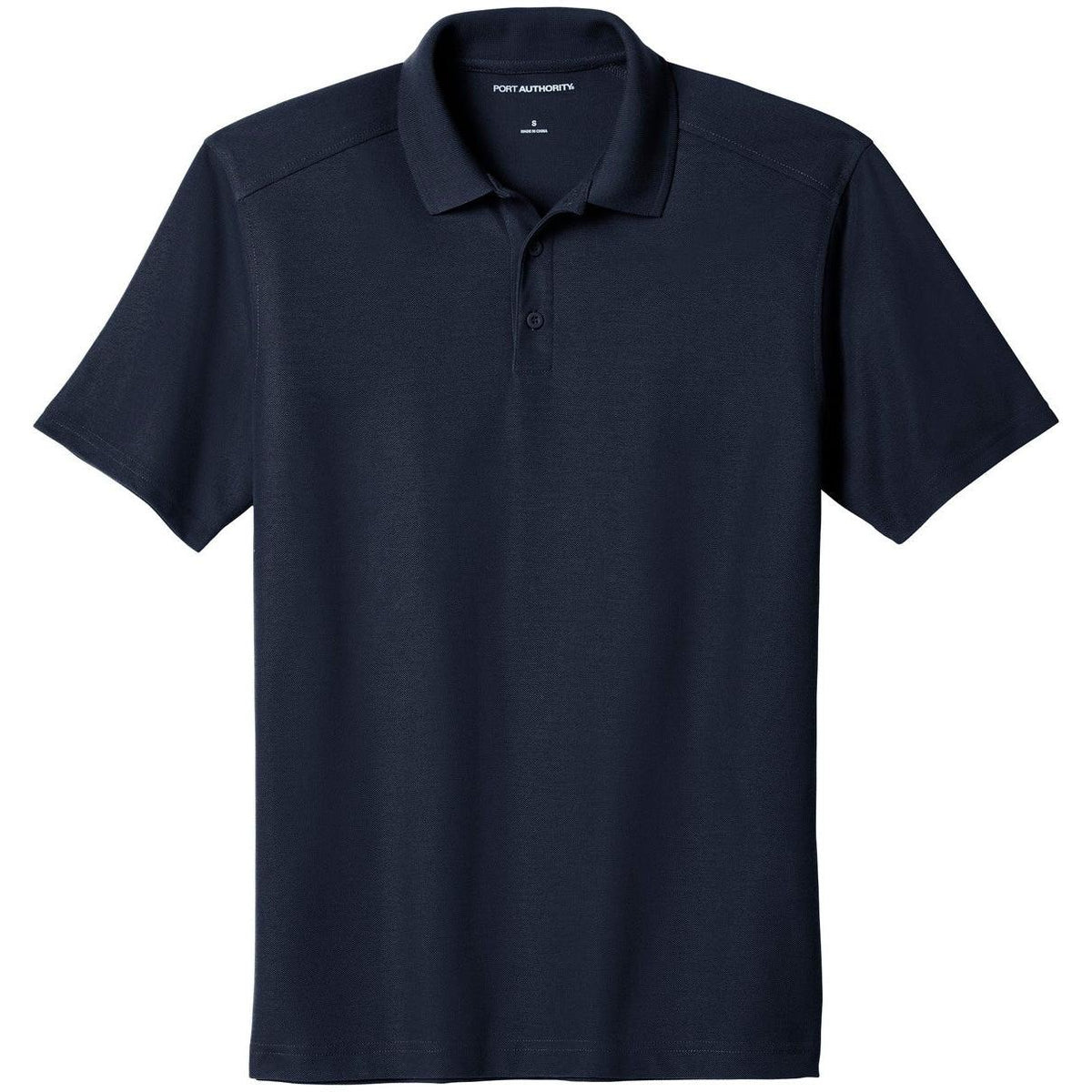no-logo Port Authority EZPerformance Pique Polo-Regular-Port Authority-Navy-XS-Thread Logic