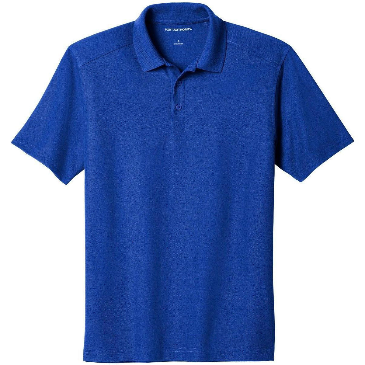 no-logo Port Authority EZPerformance Pique Polo-Regular-Port Authority-True Royal-XS-Thread Logic
