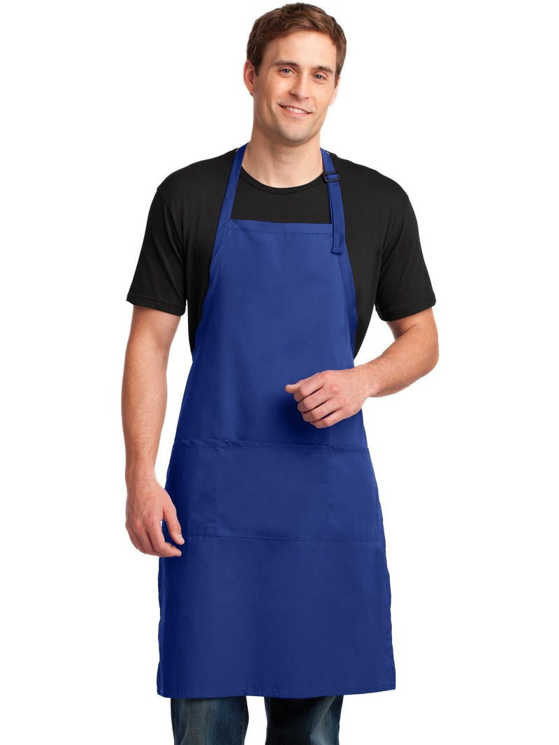 no-logo Port Authority Easy Care Extra Long Bib Apron With Stain Release-Regular-Port Authority-Thread Logic
