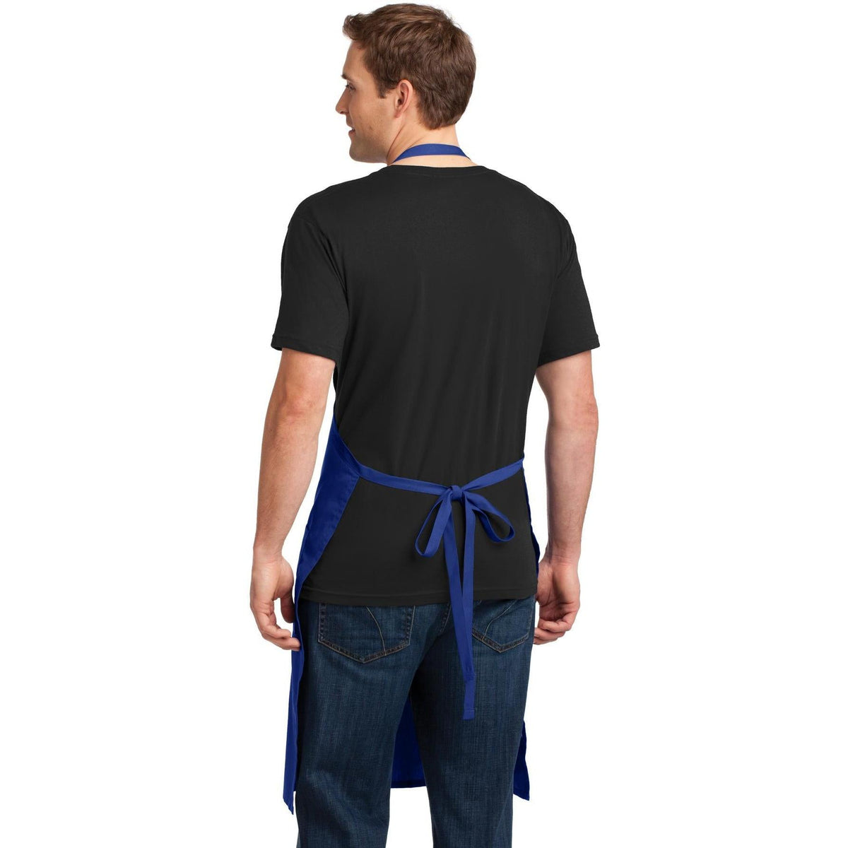 no-logo Port Authority Easy Care Extra Long Bib Apron With Stain Release-Regular-Port Authority-Thread Logic