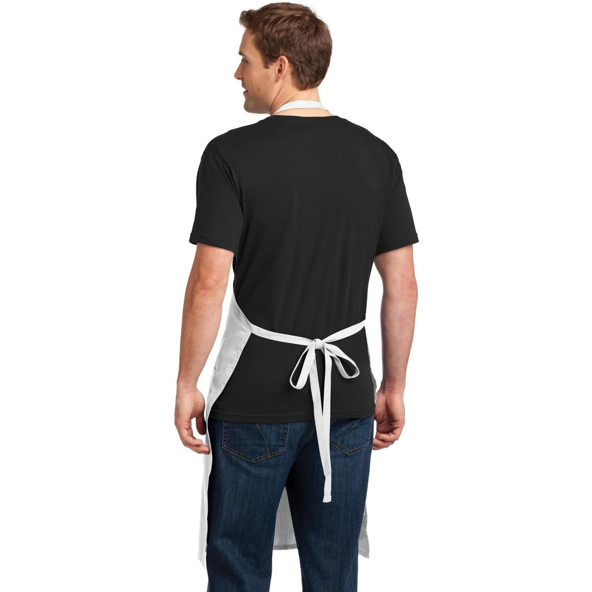 no-logo Port Authority Easy Care Extra Long Bib Apron With Stain Release-Regular-Port Authority-Thread Logic