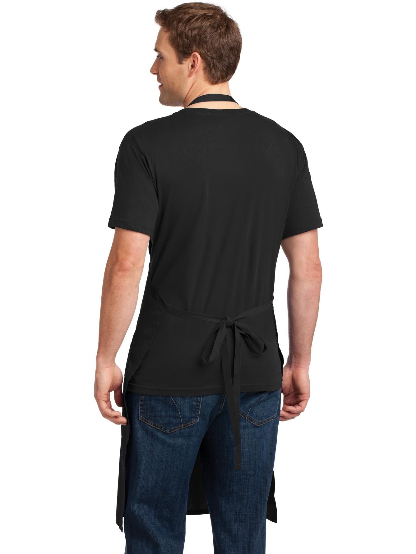 no-logo Port Authority Easy Care Extra Long Bib Apron With Stain Release-Regular-Port Authority-Thread Logic