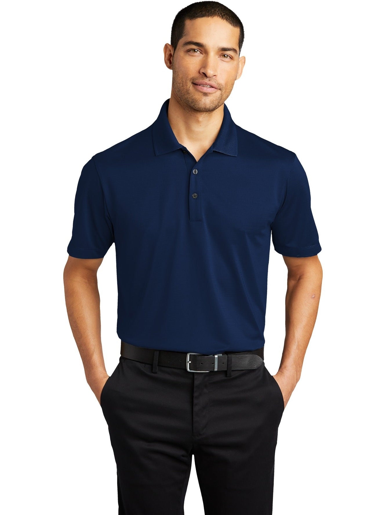 no-logo Port Authority Eclipse Stretch Polo-Regular-Port Authority-Thread Logic