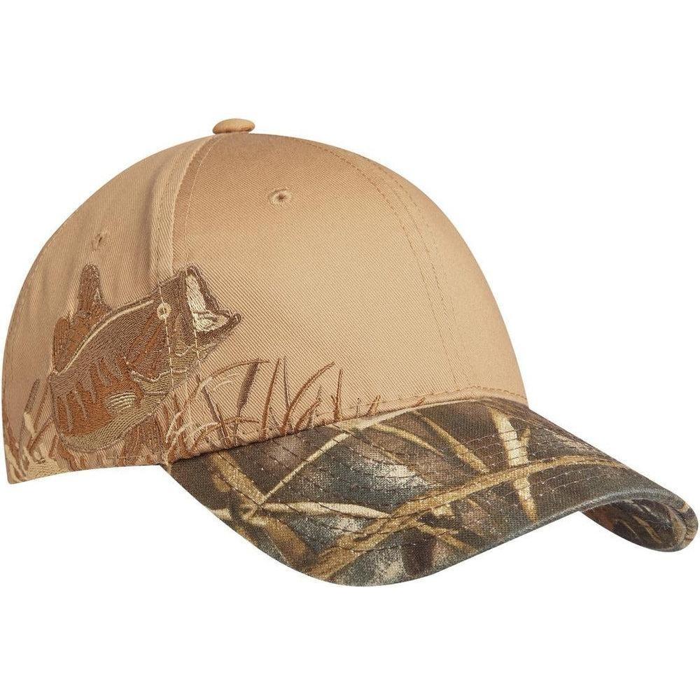 no-logo Port Authority Embroidered Camouflage Cap-Headwear-Port Authority-Thread Logic