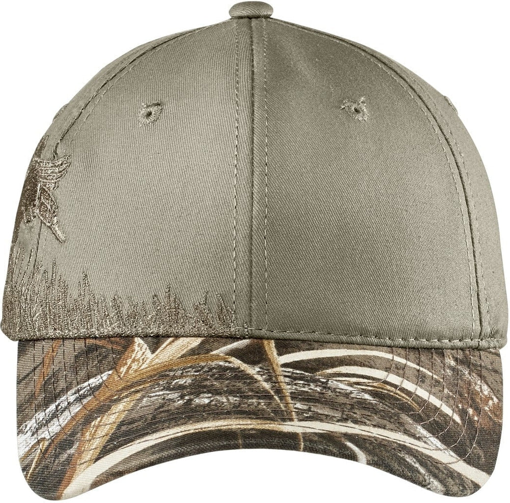 Port Authority Embroidered Camouflage Cap-Regular-Port Authority-RealTree Max-5/Khaki/Duck-OSFA-Thread Logic