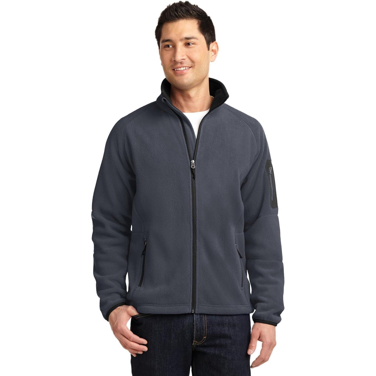 no-logo Port Authority Enhanced Value Fleece Jacket-Active-Port Authority-Thread Logic