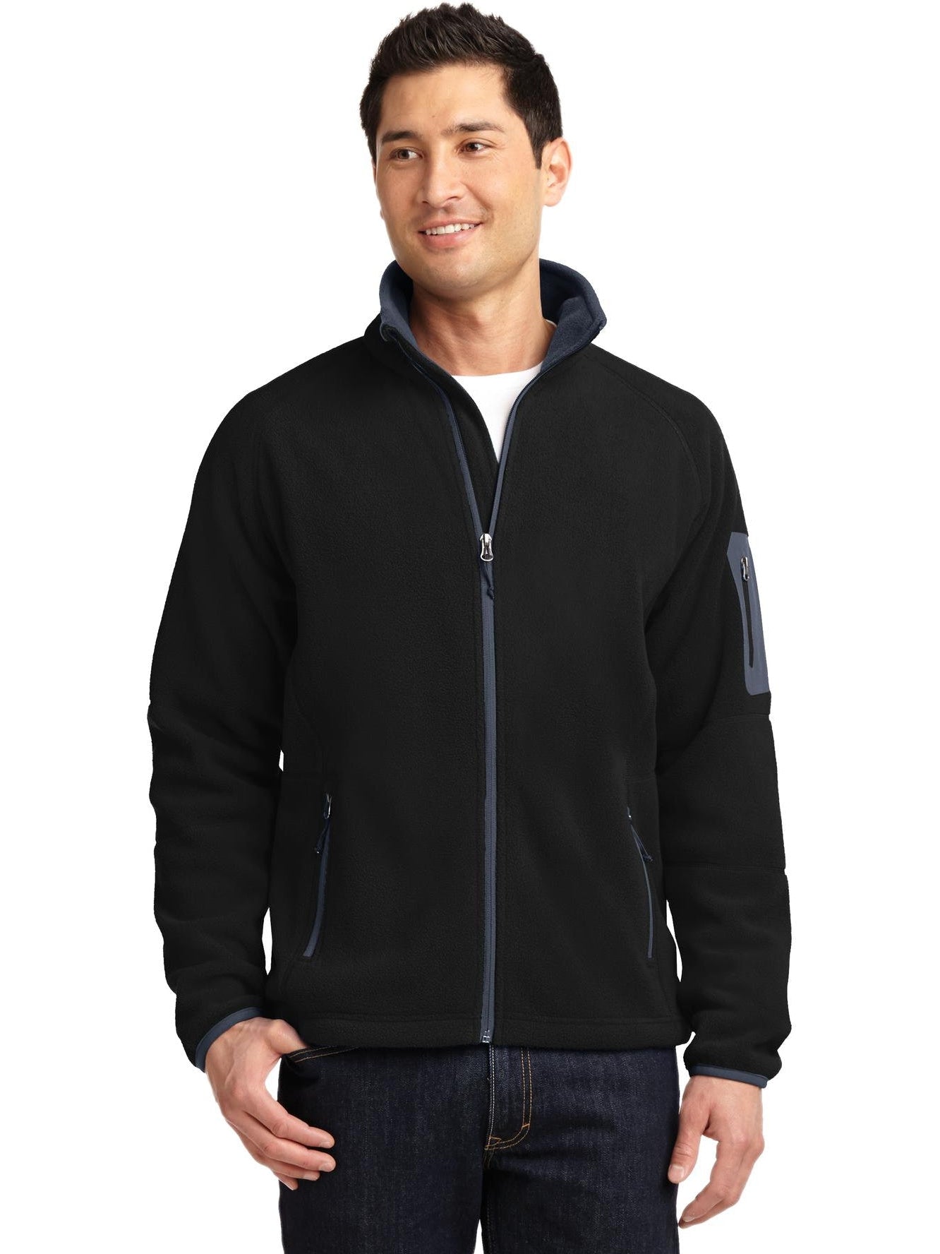 no-logo Port Authority Enhanced Value Fleece Jacket-Regular-Port Authority-Thread Logic