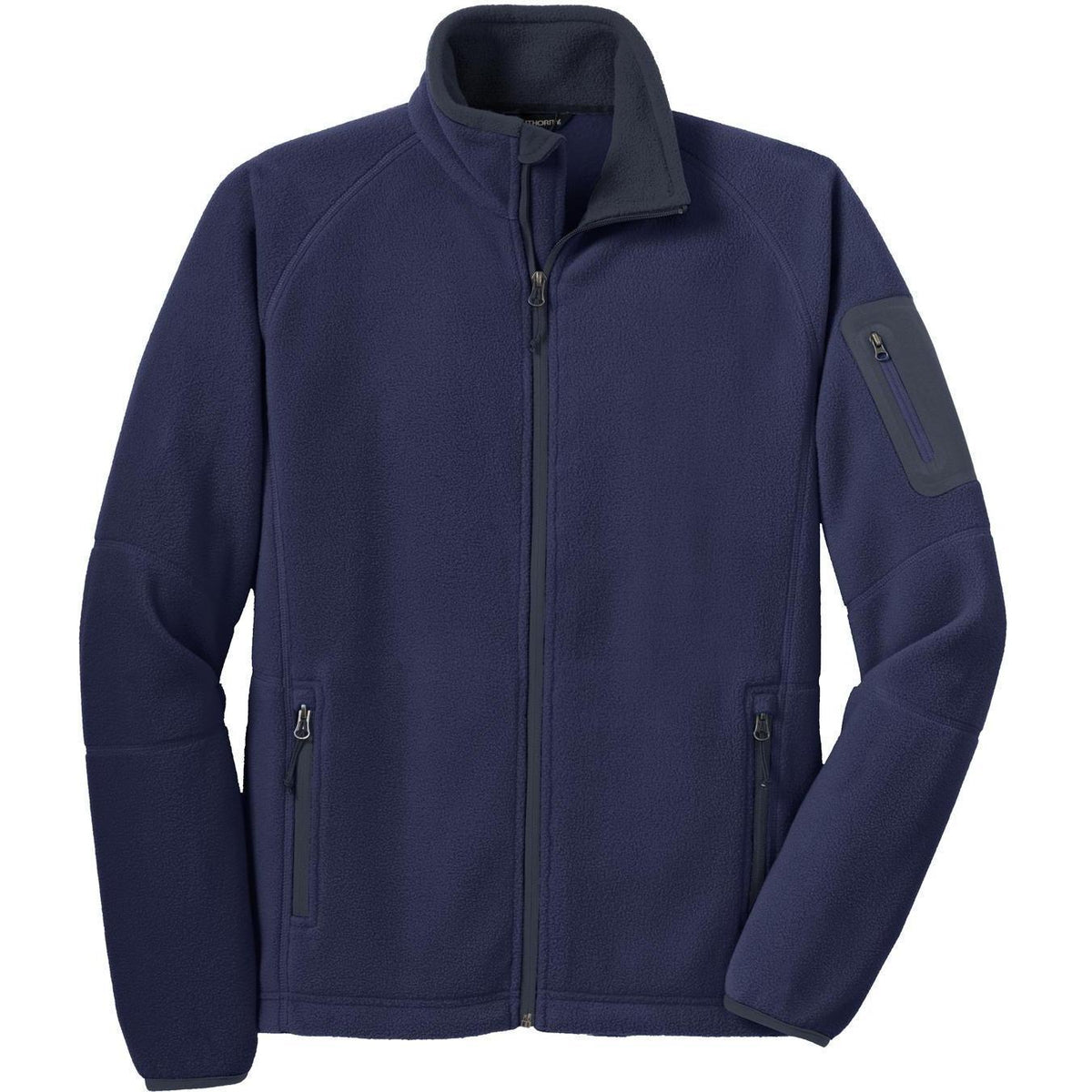 no-logo Port Authority Enhanced Value Fleece Jacket-Active-Port Authority-Navy/Battleship Grey-S-Thread Logic