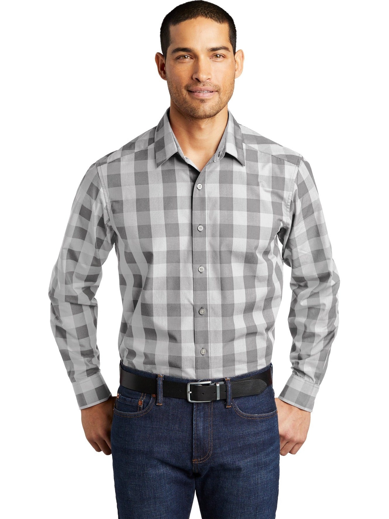 no-logo Port Authority Everyday Plaid Shirt-Active-Port Authority-Thread Logic
