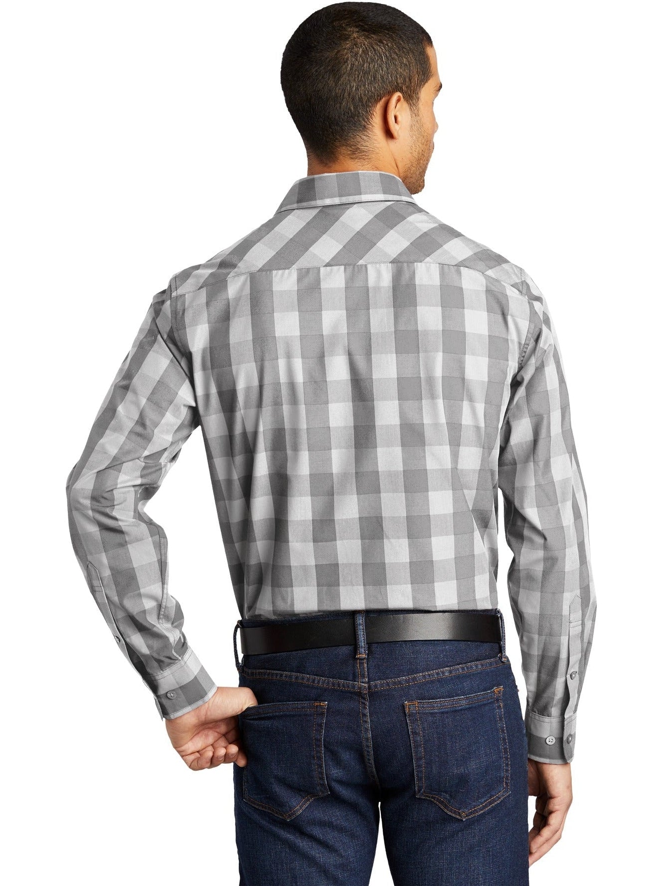 no-logo Port Authority Everyday Plaid Shirt-Active-Port Authority-Thread Logic