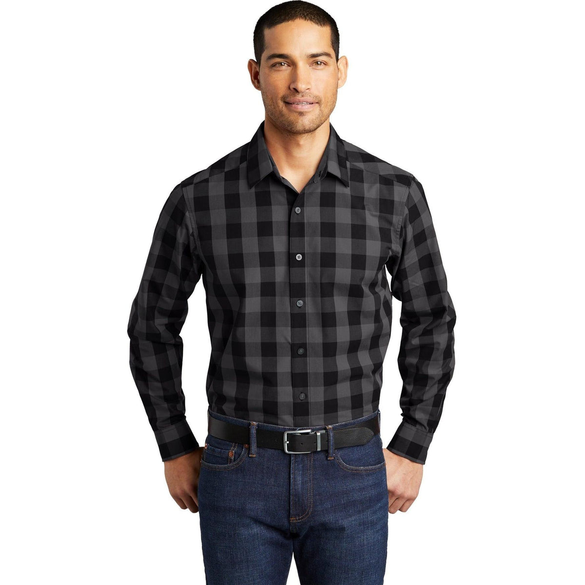 no-logo Port Authority Everyday Plaid Shirt-Active-Port Authority-Thread Logic